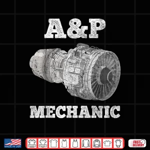 Design Airplane Mechanic AP Aircraft Maintenance Pilot Technician Shirt