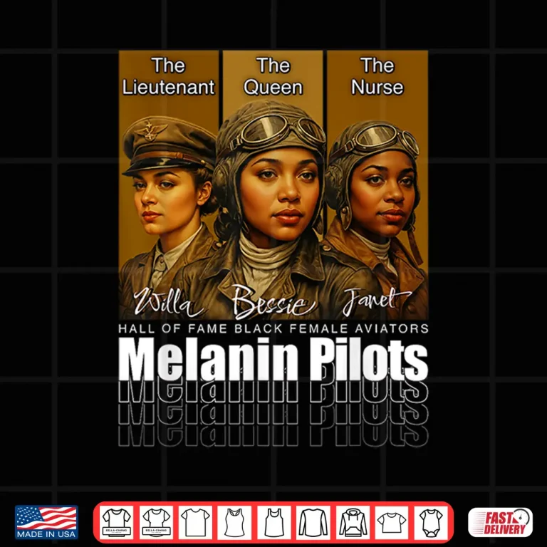 Design Bessie Coleman Inspired Pilot History Shirt