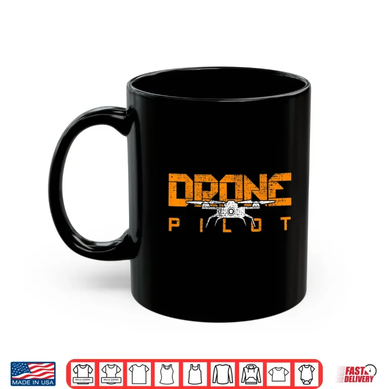 Mug Drone Shirt Life Pilot Tee Quadcopter Gift RC