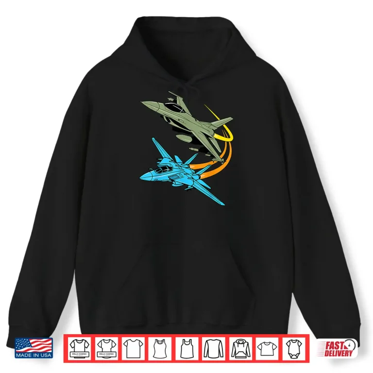 Hoodie Fighter Jet Plane Future Pilot Aviation Airplane Shirt