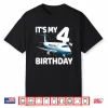 Its My 4Th Birthday Airplane 4 Year Old Birthday Shirt