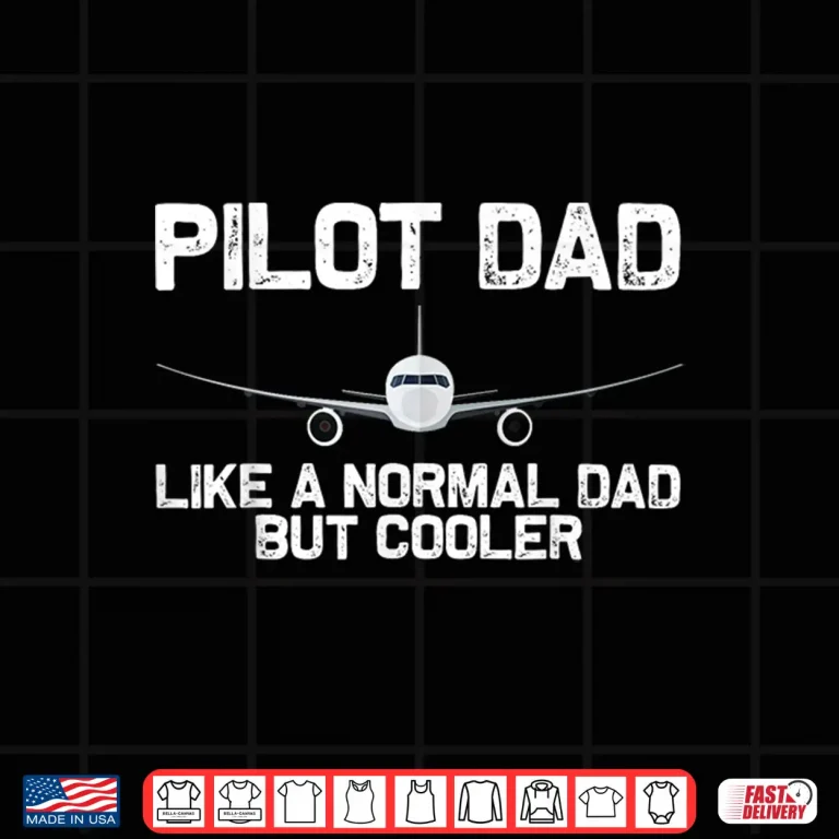 Design Funny Pilot Art Father Aviation Airplane Pilot Shirt