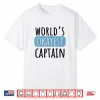 Worlds Okayest Captain Funny Boat Pilot Shirt
