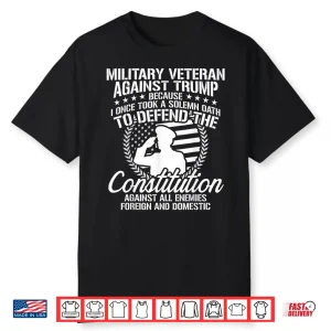 Military Veterans Against Trump Usa Election Shirt