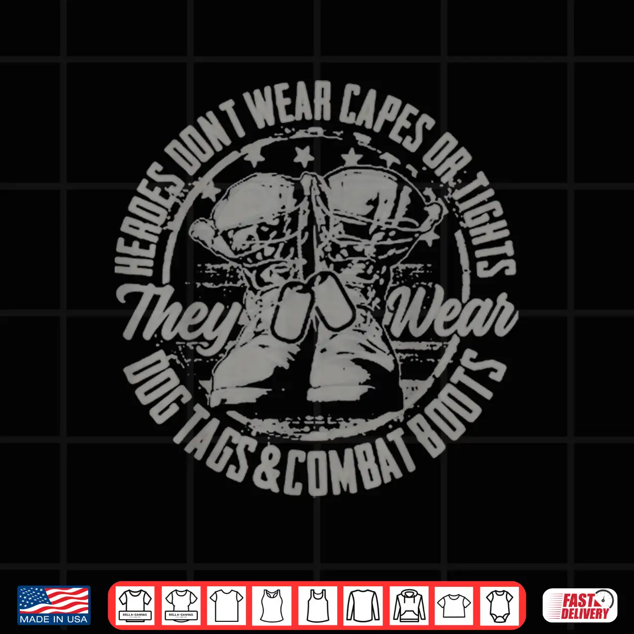 Our Heroes Dont Wear Capes Or Tights They Wear Dog Tags Shirt