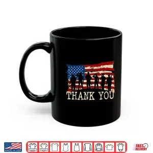 Mug American Flag Thank You Veterans Proud Veteran Shirt