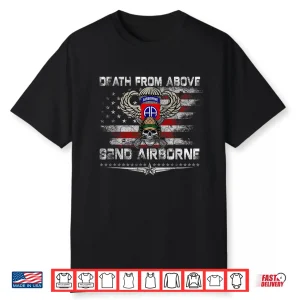 Death From Above 82Nd Airborne Division Fort Bragg Patriotic Shirt