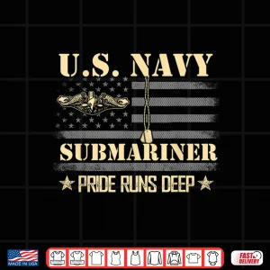 Design US Submarines Silent Service Vintage Veterans Day Shirt