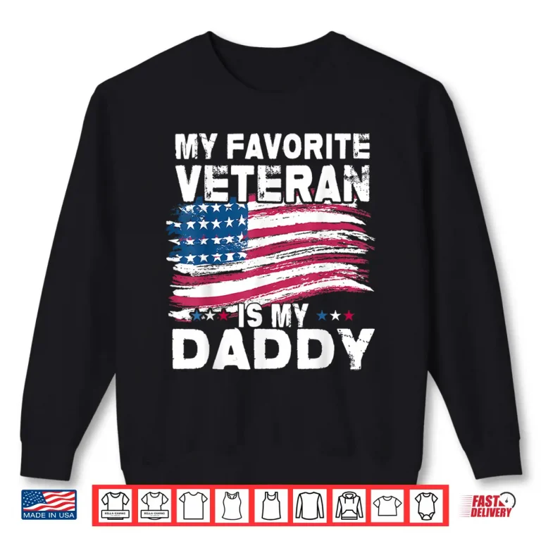 Sweatshirt Veteran Parent Favorite Veteran Is My Parent Proud Child Shirt 1