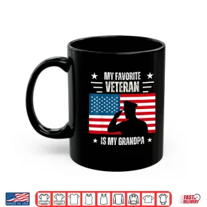 Mug Veterans Day Military My Favorite Veteran Is My Grandparent Shirt