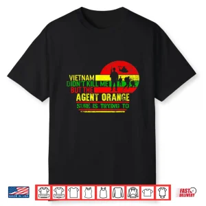 Vietnam Veterans Day Orange Agent Victims Retired Soldiers Shirt