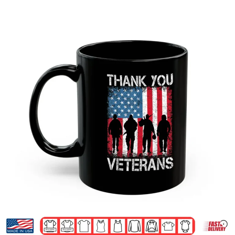 Mug Veterans Day Shirt Gifts Thank You Veterans Proud Tee Shirt