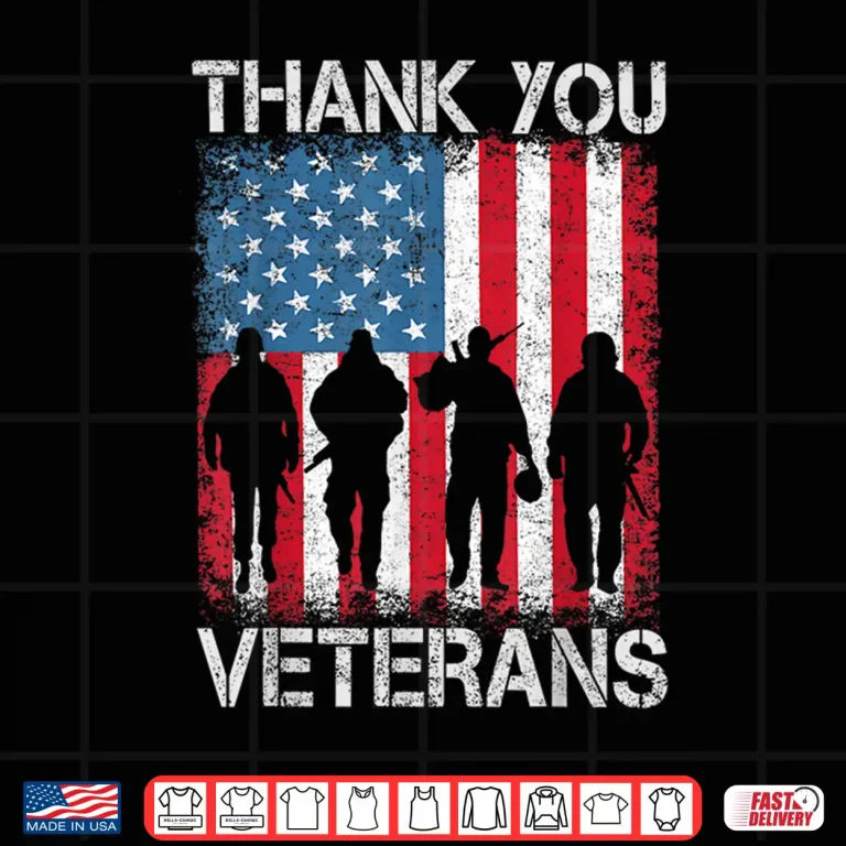 Design Veterans Day Shirt Gifts Thank You Veterans Proud Tee Shirt