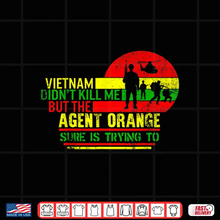 Design Vietnam Veterans Day Orange Agent Victims Retired Soldiers Shirt 1