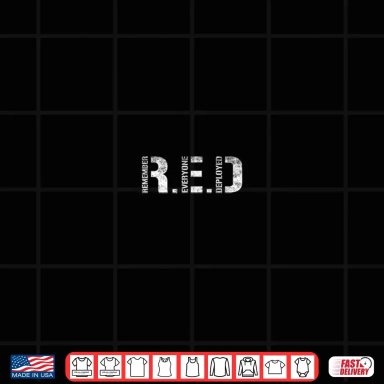 Design RED Friday US Military Veteran Shirt