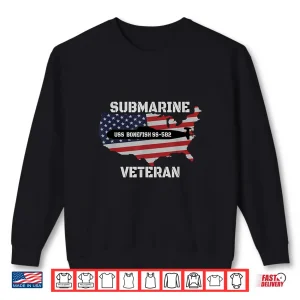Sweatshirt USS Bonefish SS 582 Submarine Veterans Day Parent Grandparent Shirt