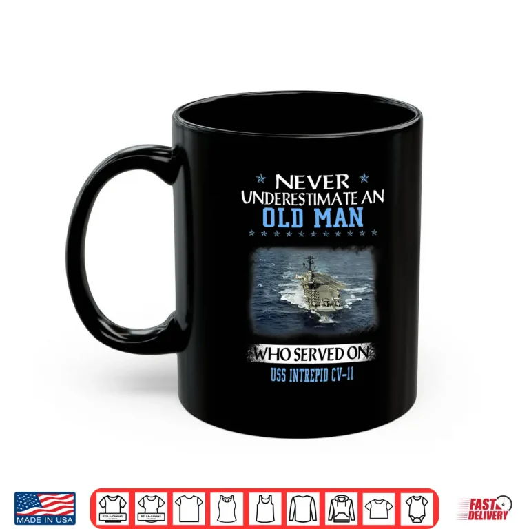 Mug USS Intrepid CV 11 Veterans Day Fathers Day Shirt