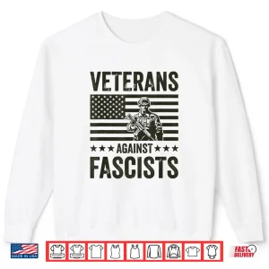 Sweatshirt Veterans Against Fascists Vintage Patriotic Soldier US Army Shirt