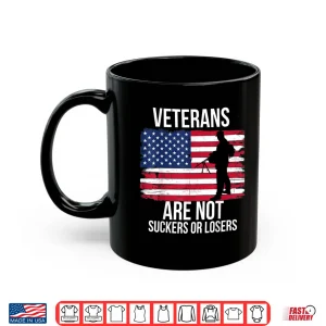 Mug Veterans Are Not Suckers or Losers Biden Anti Trump Shirt