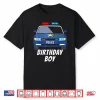 Birthday Boy Police Car Policeman Officer Party Matching Set Shirt