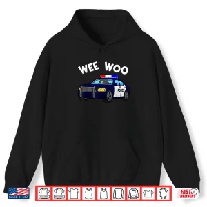 Hoodie Funny Police Officer Art For Men Women Kids Boys Cop Police Shirt
