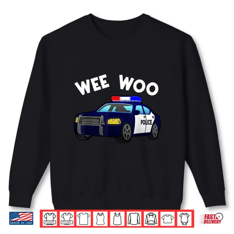 Sweatshirt Funny Police Officer Art For Men Women Kids Boys Cop Police Shirt