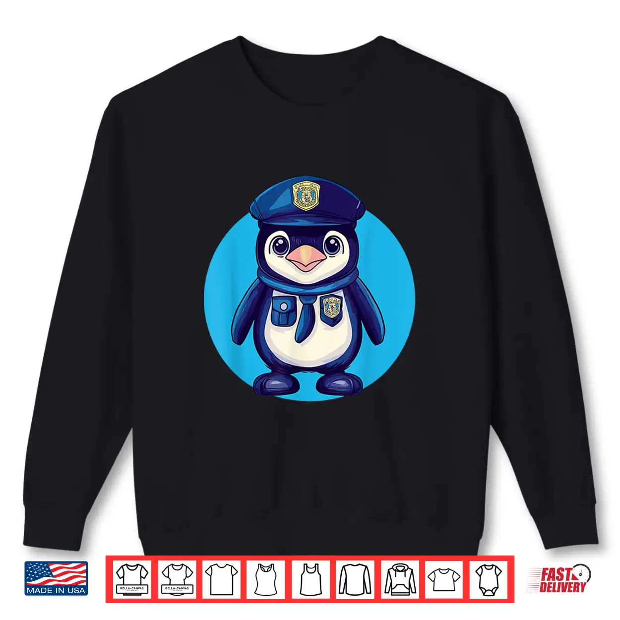 Cute Penguin Police Officer Fun Patrol Shirt Cute Penguin Police Officer Fun Patrol Shirt