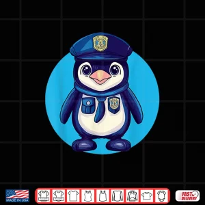 Cute Penguin Police Officer Fun Patrol Shirt 4 Design Cute Penguin Police Officer Fun Patrol Shirt