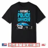 Future Police Officer Policeman Cop Boys Kids Toddler Shirt