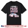 Future Police Officer Policewoman Cop Girls Kids Toddler Shirt