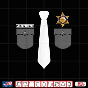 Design Prison Guard Police Officer Sheriff Funny Costume Gift Shirt