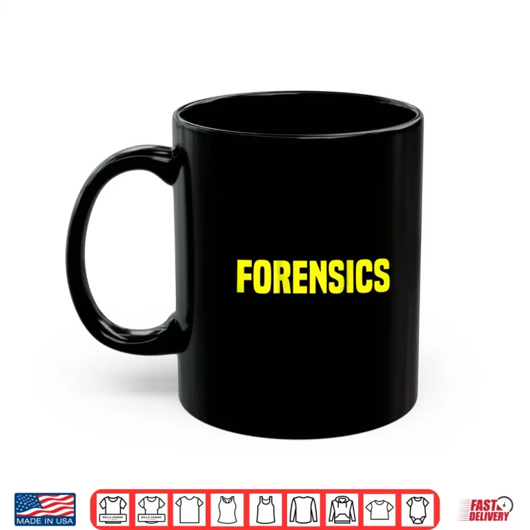 Mug Forensics Crime Investigator Shirt Detectives Policemen