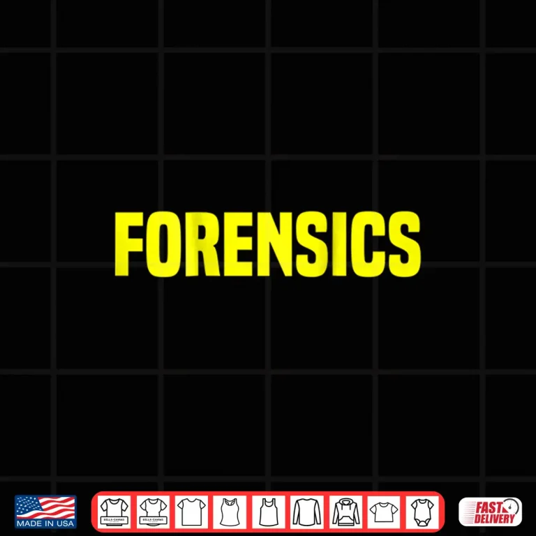 Design Forensics Crime Investigator Shirt Detectives Policemen