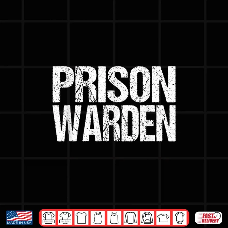 Design Prison Warden Police Officer Guard Lazy Halloween Costume Shirt