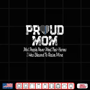 Proud Police Officer Parent Thin Blue Line T Shirt Gift 4 Design Proud Police Officer Parent Thin Blue Line T Shirt Gift