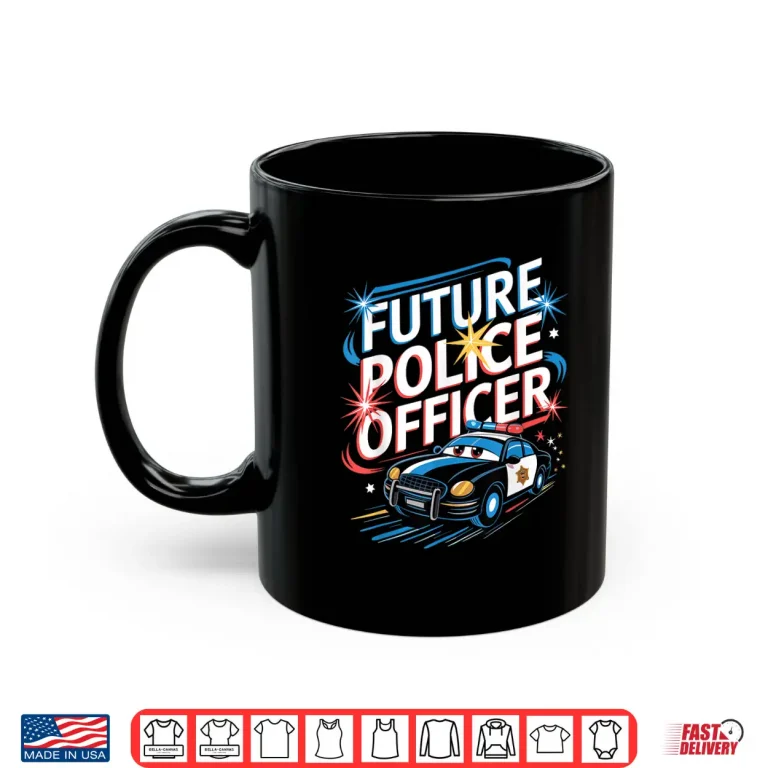 Mug Wee Woo Police Car Police Costume Future Police Officer Shirt
