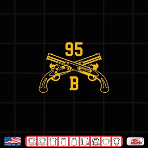 Design 95B Military Police Officer Crossed Pistols Shirt