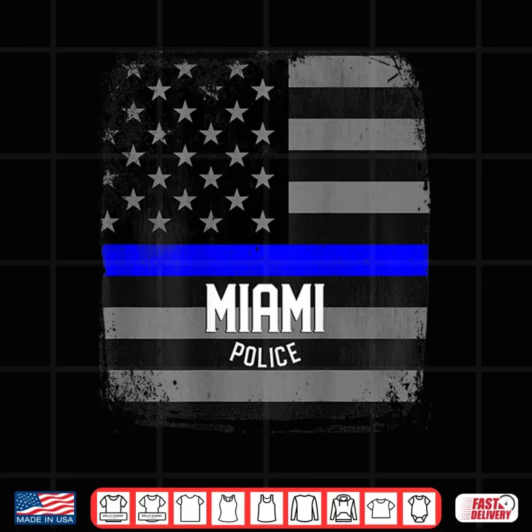 Design City of Miami Police Officer Florida Policeman Shirt
