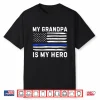 My Grandparent Is My Hero Police Officer Blue Line American Flag Shirt