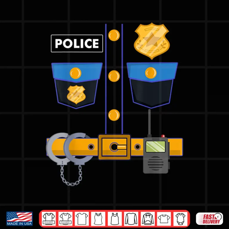 Design Police Costume Policeman Policewoman Cop Law Enforcement Shirt