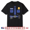 Police Officer Uniform Costume Halloween Shirt