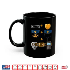 Policeman Costume Funny Halloween Police Officer Shirt 3 Mug Policeman Costume Funny Halloween Police Officer Shirt