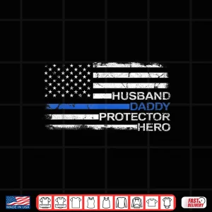 Design Spouse Parent Protector Hero Police Officer Parent Shirt