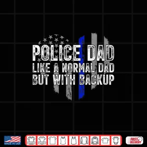 Design Thin Blue Line Police Parent Shirt