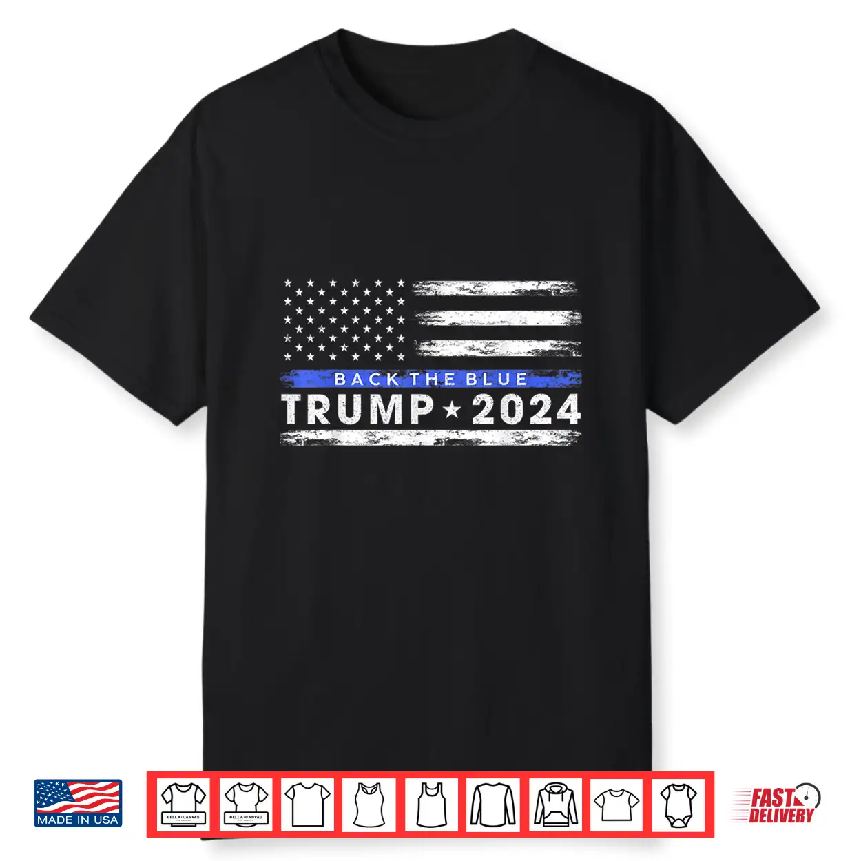 Back The Blue Thin Blue Line American Flag Shirt Back The Blue Thin Blue Line American Flag Shirt