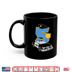 Mug 5th Birthday Police Shirt 5 Years Old Officer Car Costume Shirt
