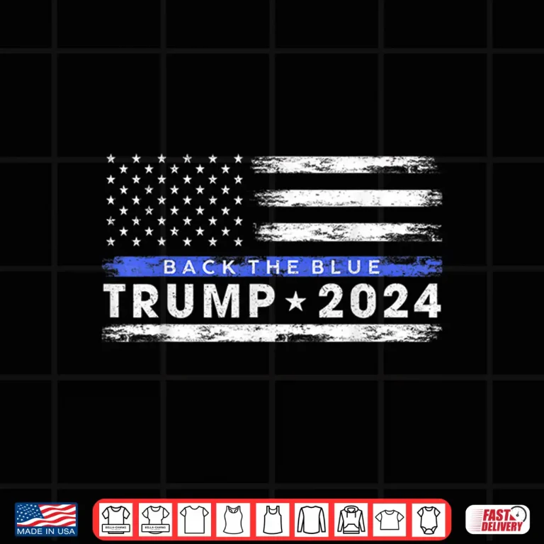 Back The Blue Thin Blue Line American Flag Shirt 4 Design Back the Blue Thin Blue Line American Flag Shirt