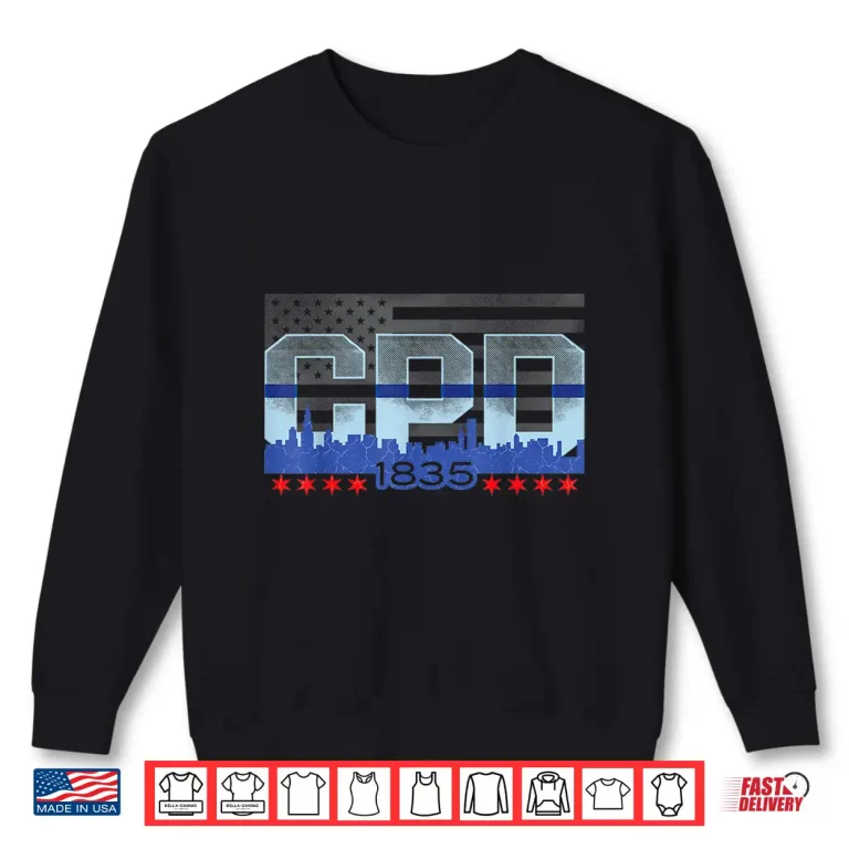 Sweatshirt Chicago Police Officer Vintage CPD Shirt