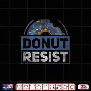 Design Donut Resist Funny Joke American Police Hero Shirt
