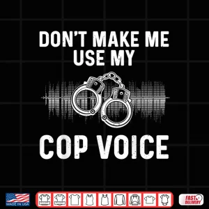 Design Funny Police Officer Art Cop Policeman Police Shirt